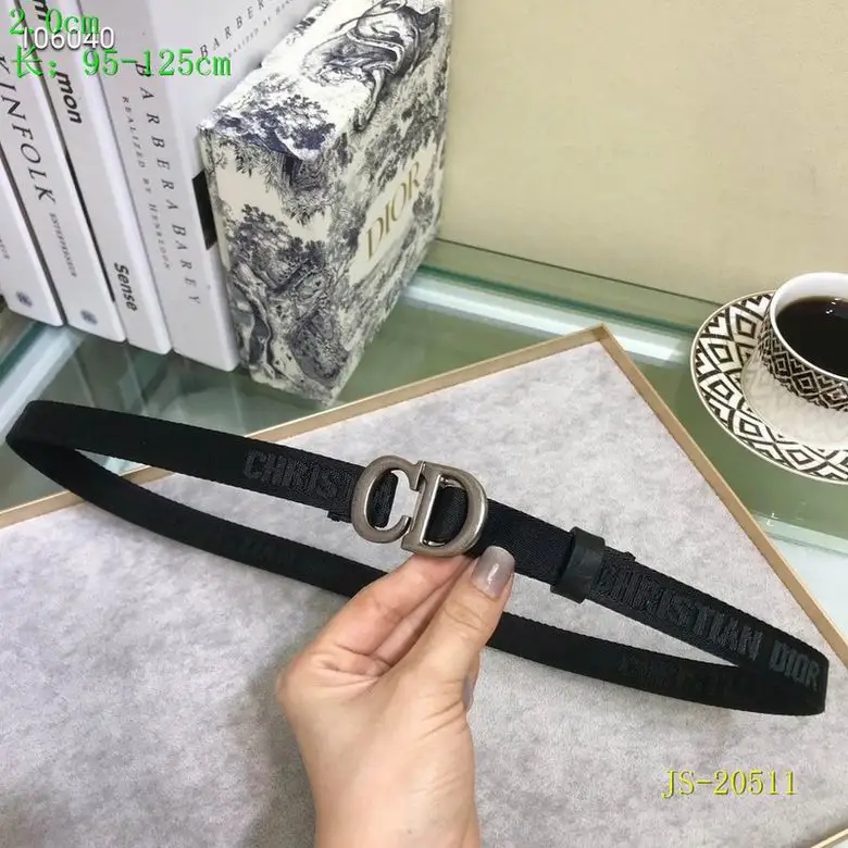 Dior Belt 20mmX95-110cm 7d09